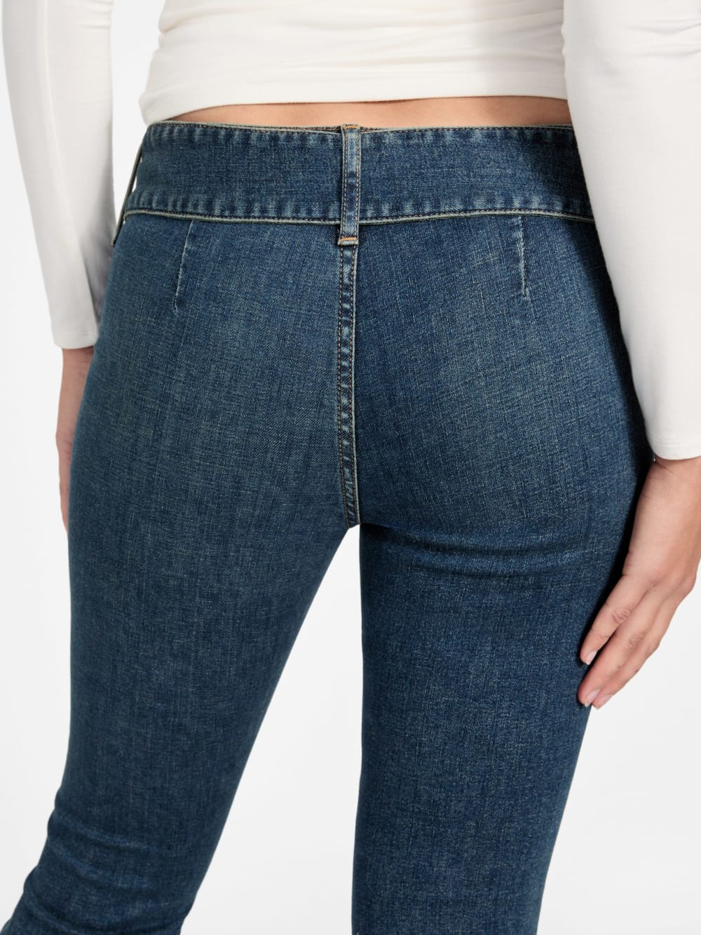 Eco Franki Belted Flare Jeans - Image 5