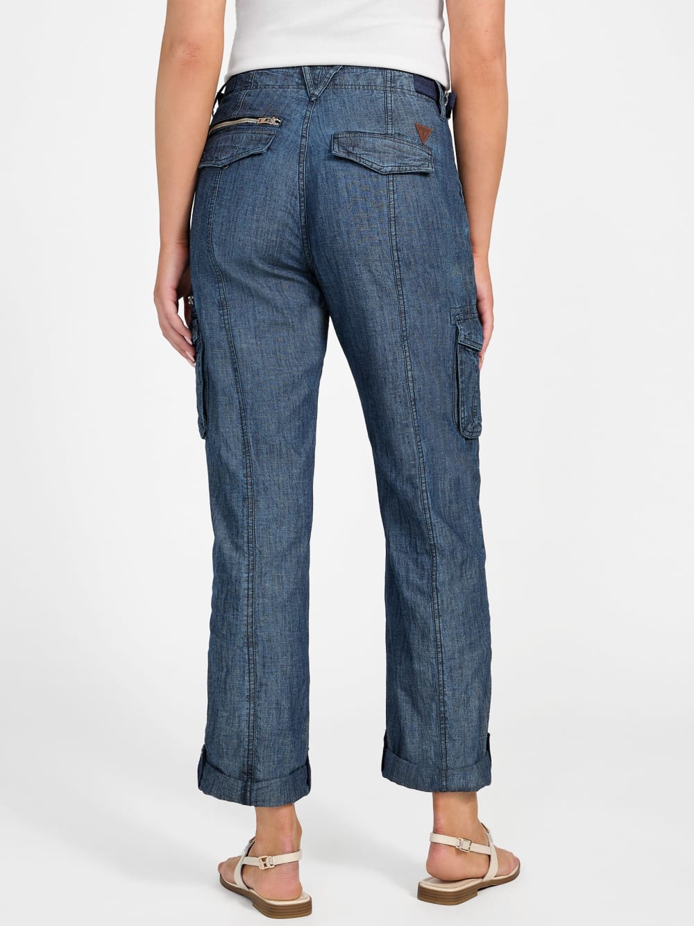 Nessi Denim Cargo Pants - Image 4