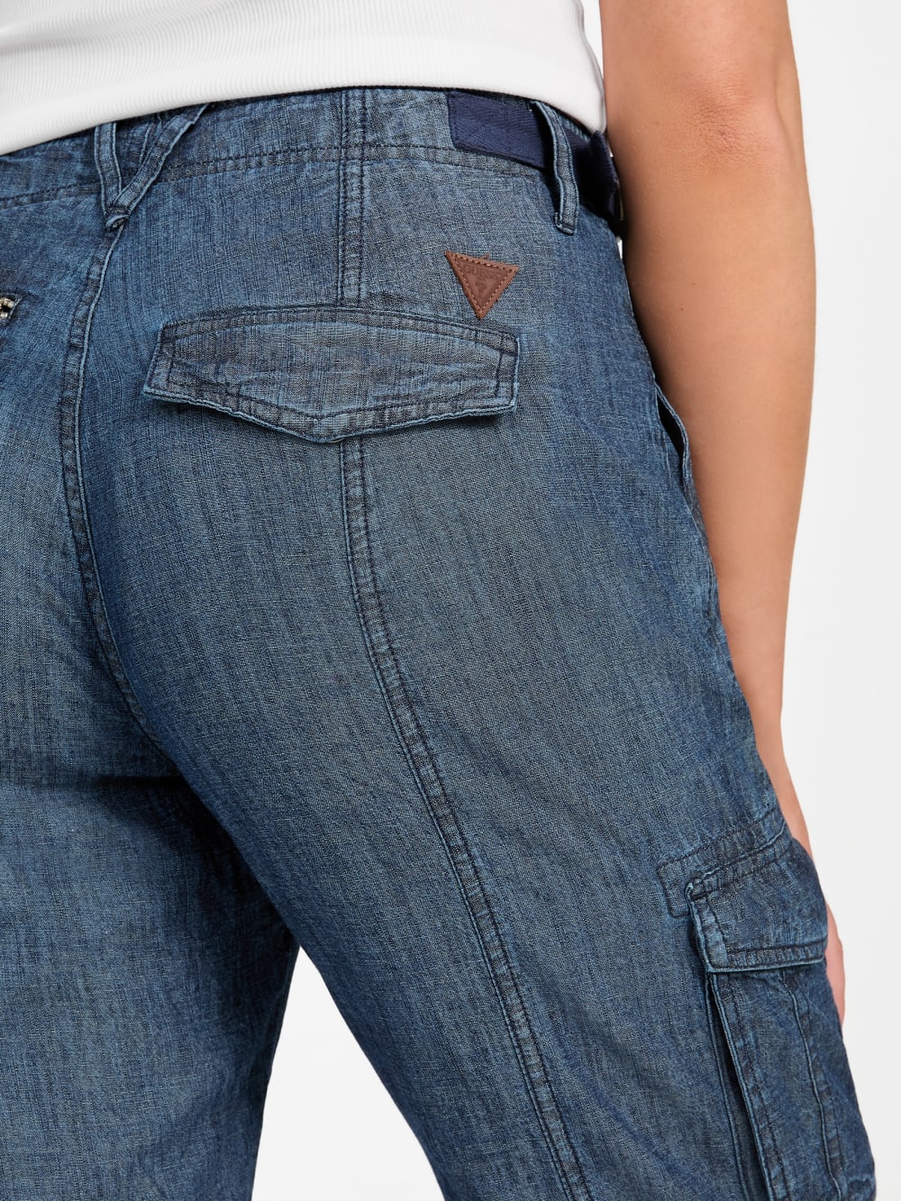 Nessi Denim Cargo Pants - Image 5
