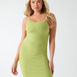 Textured mini dress
