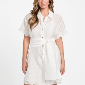 Eco Mindy Embroidered Mini Dress