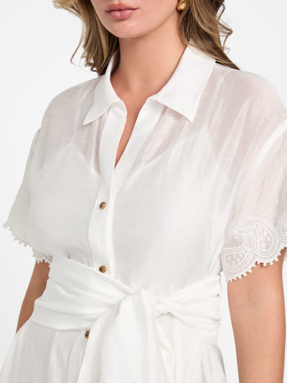 Eco Mindy Embroidered Mini Dress - Image 3