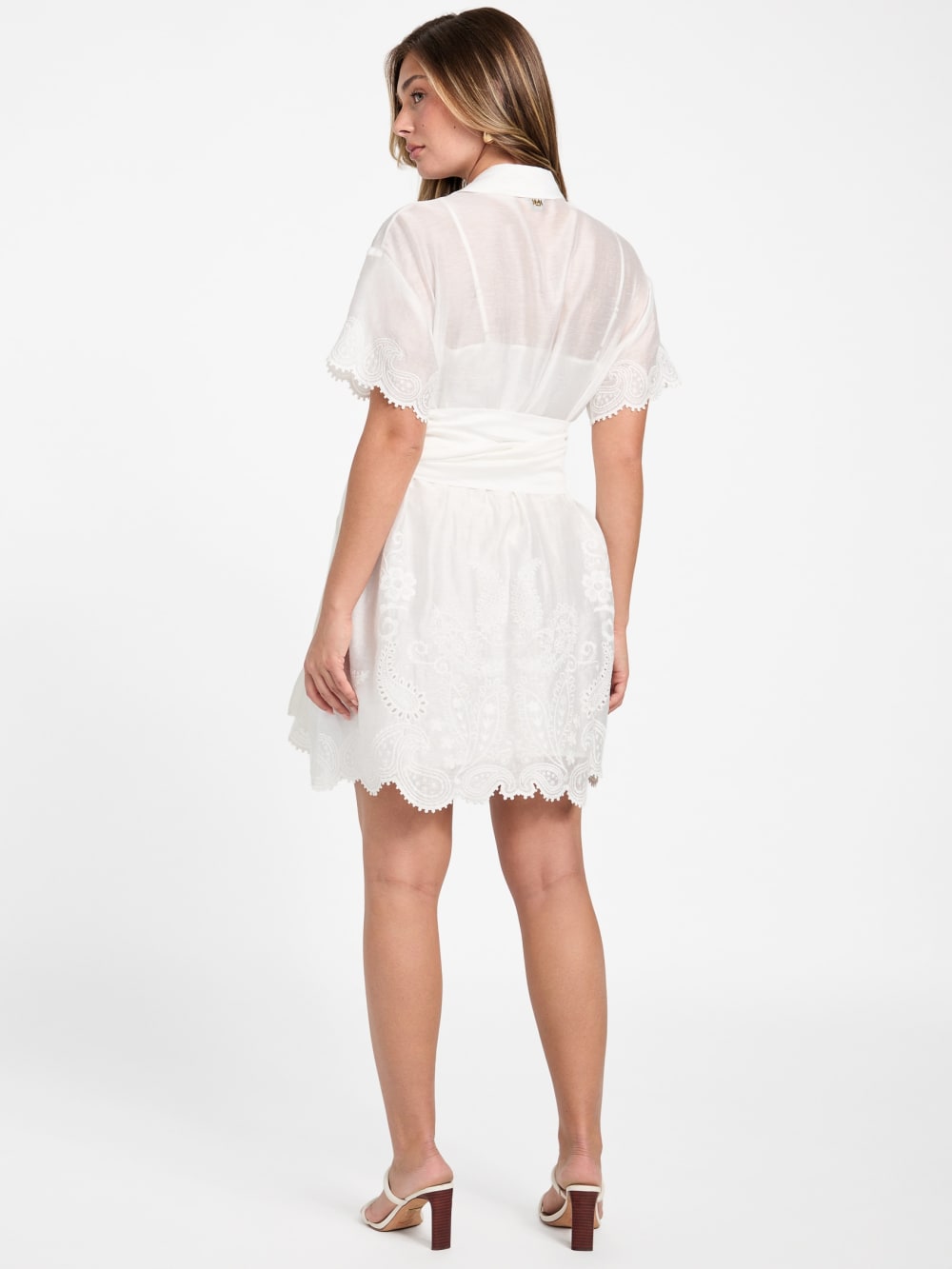 Eco Mindy Embroidered Mini Dress - Image 4