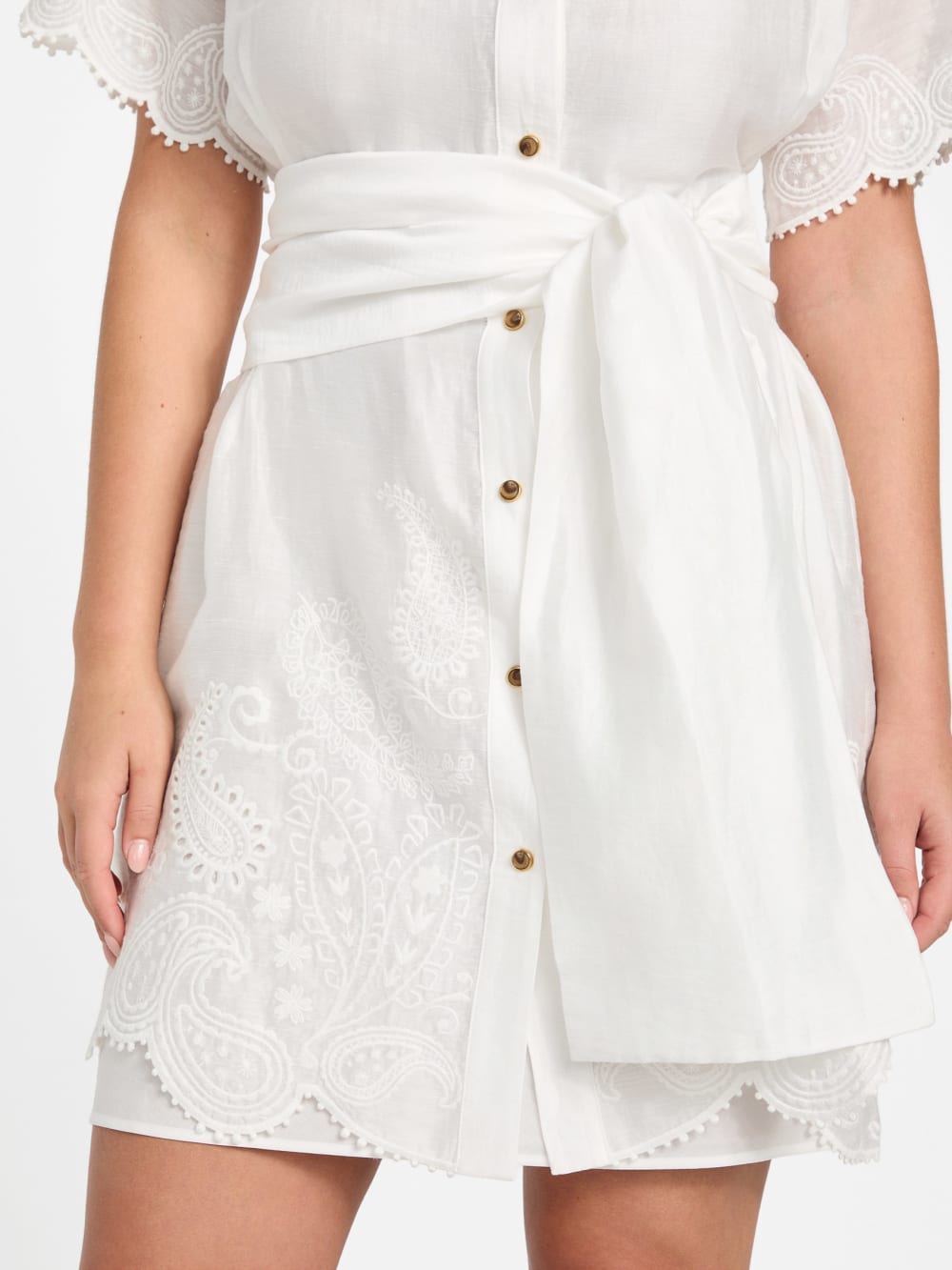 Eco Mindy Embroidered Mini Dress - Image 5