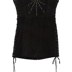 Lace-Up Bustier Dress