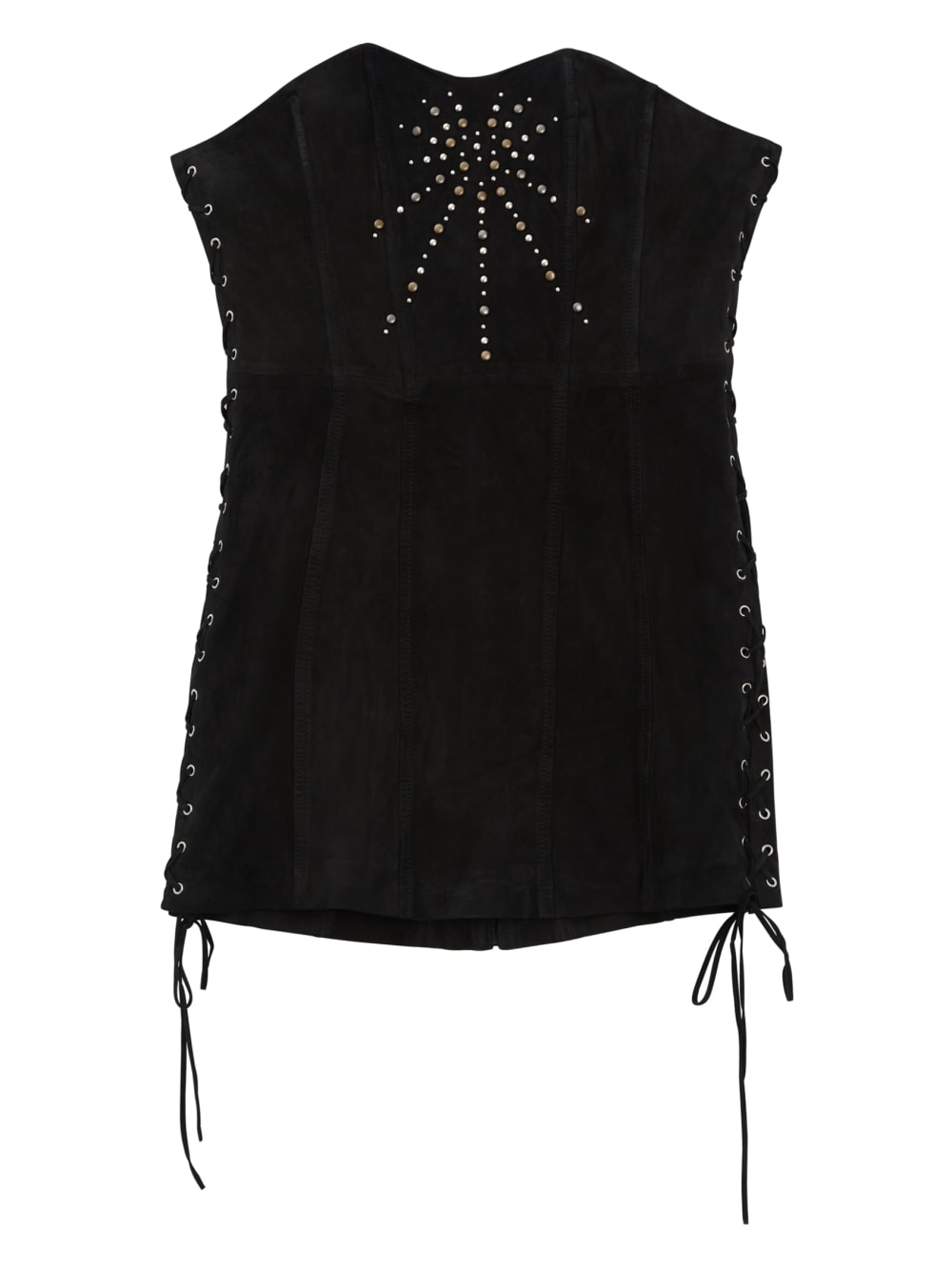 Lace-Up Bustier Dress
