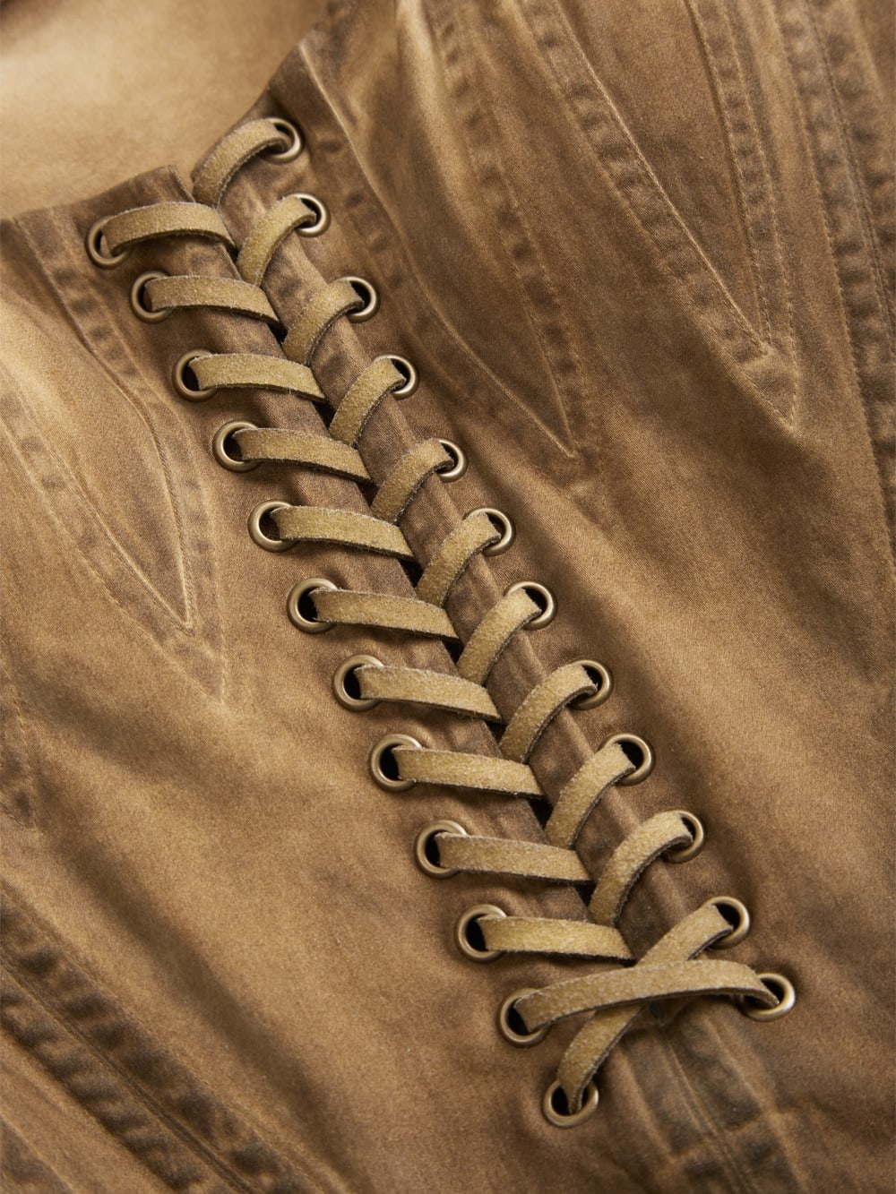 vintage twill dress - Image 5