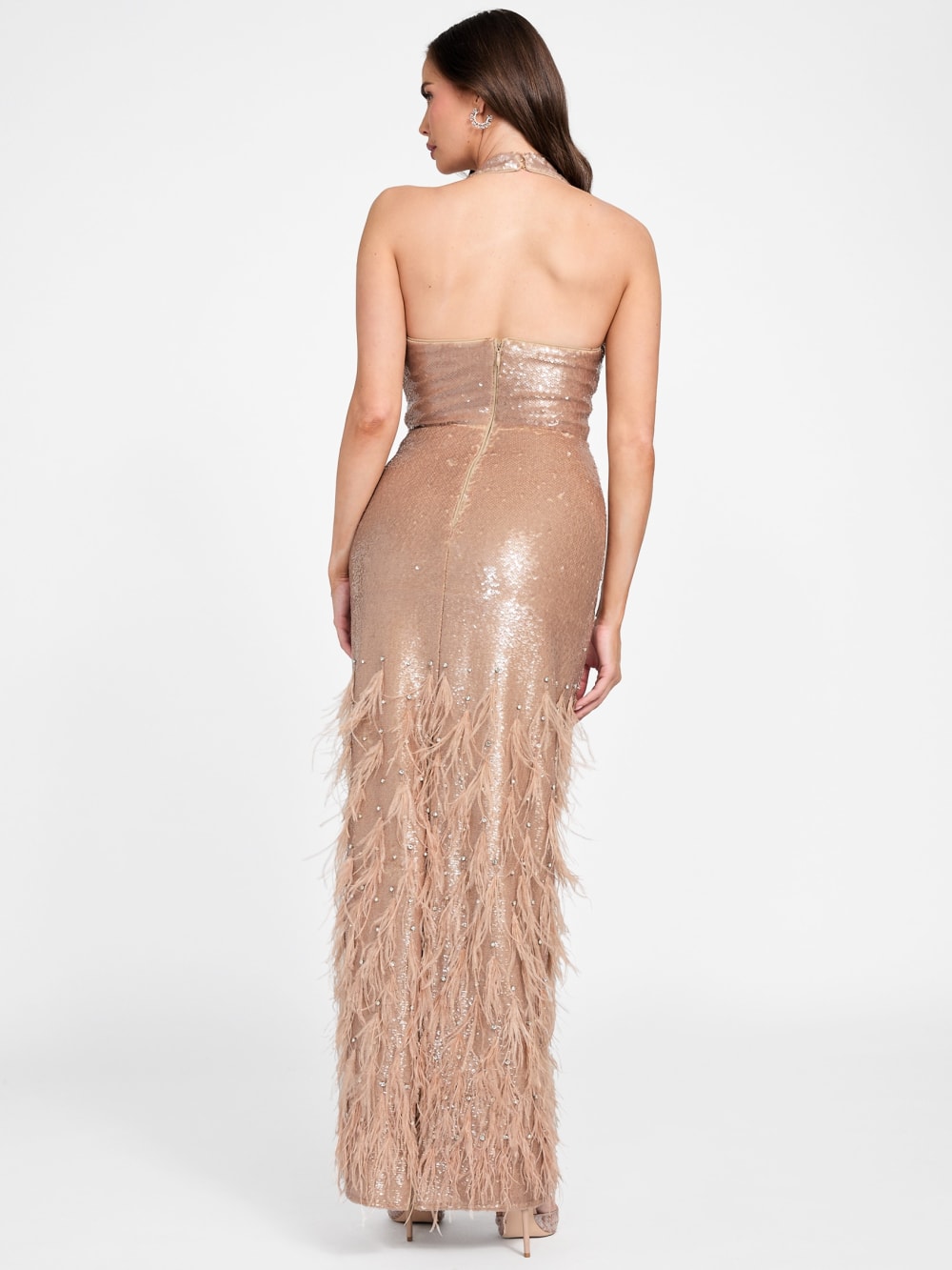 Raya Feathered Gown - Image 4