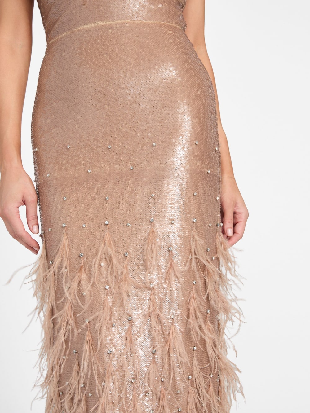 Raya Feathered Gown - Image 5