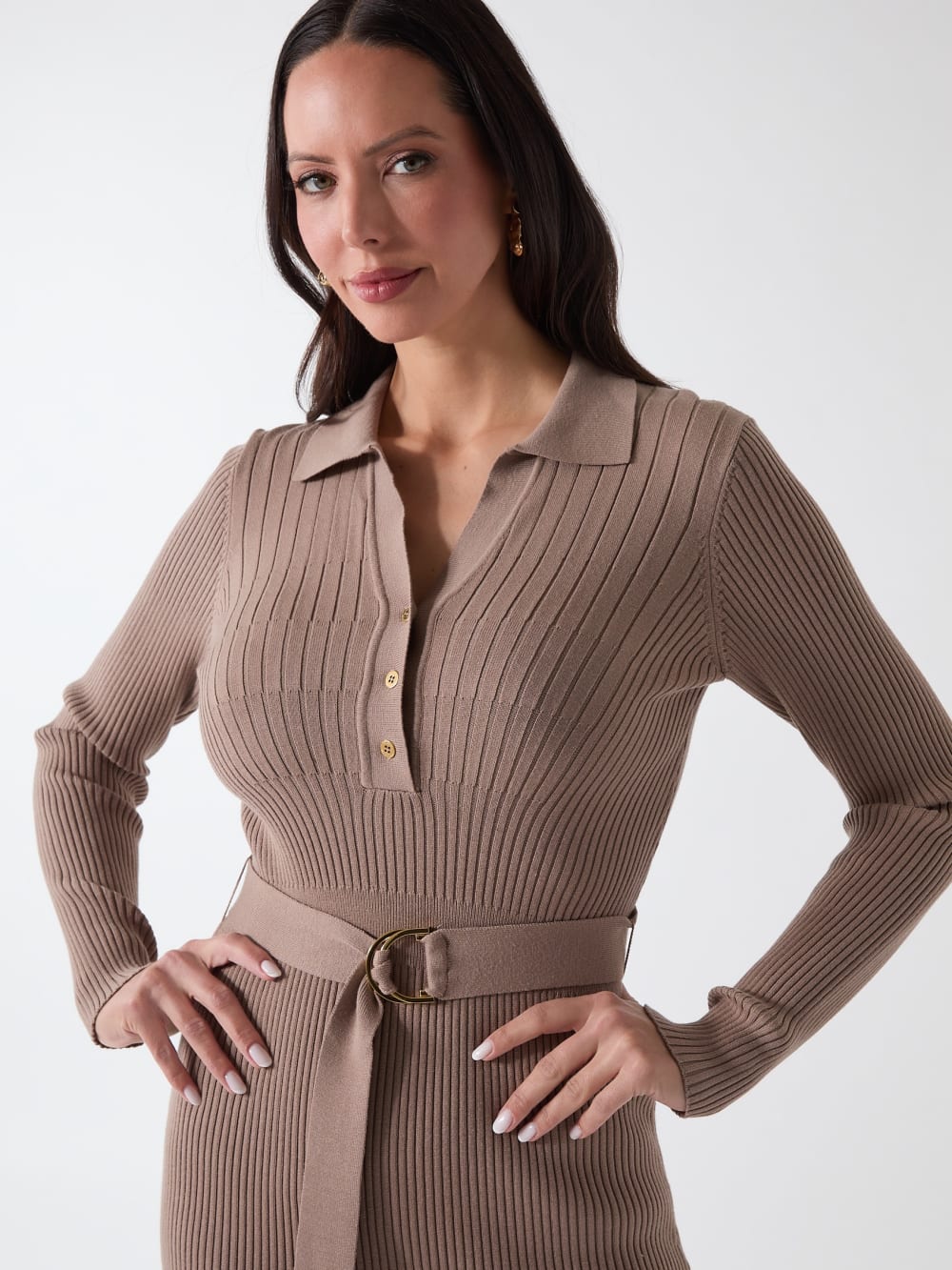 Agathe Polo Sweater Dress - Image 3