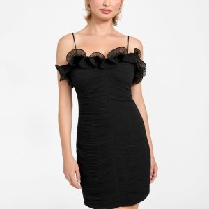 Chiffon mini dress
