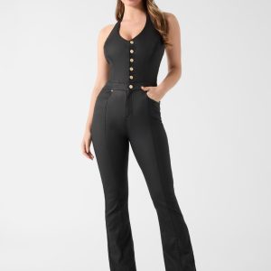 V neck Jumpsuit