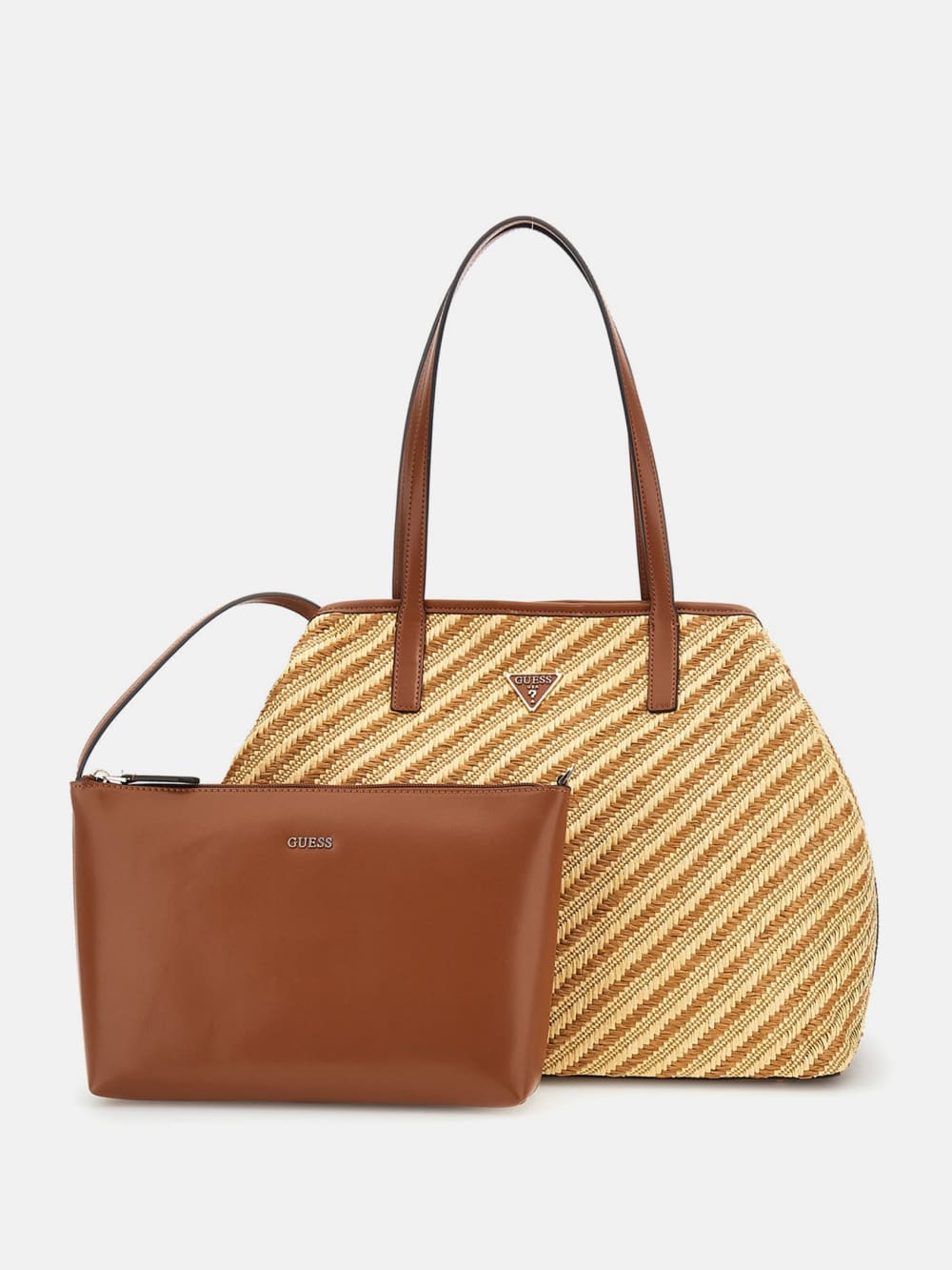 Vikky Woven Straw Tote Set