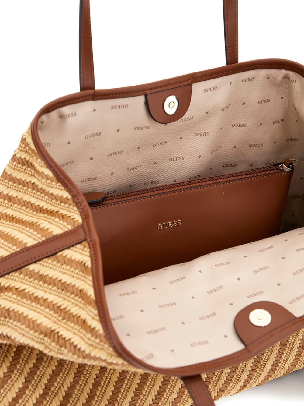 Vikky Woven Straw Tote Set - Image 3