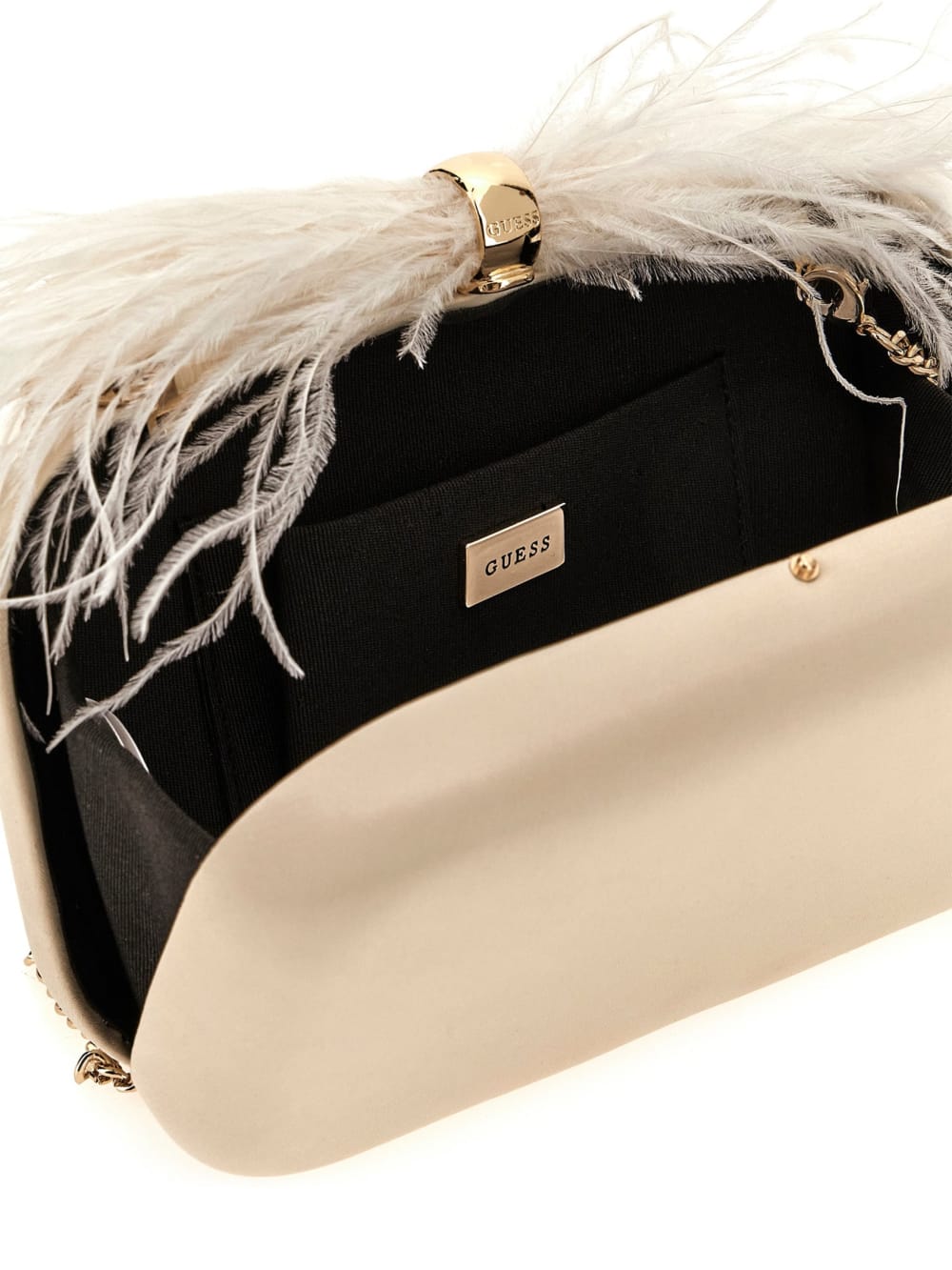 Keyah Feather Top Clutch - Image 5