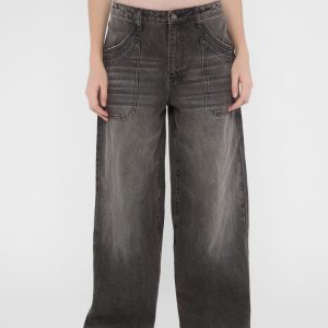 GUESS Originals Double Pocket Wide-Leg Jeans