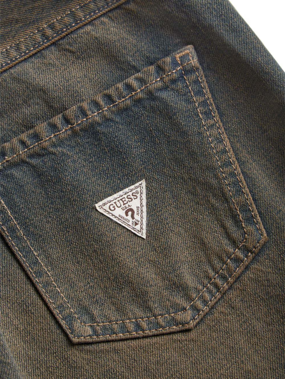 eyelet low-rise denim pants - Image 5