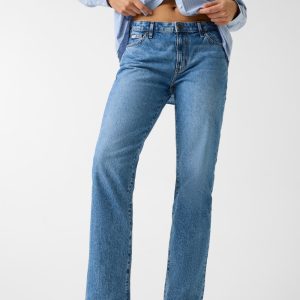 G08 Mid-rise straight jeans