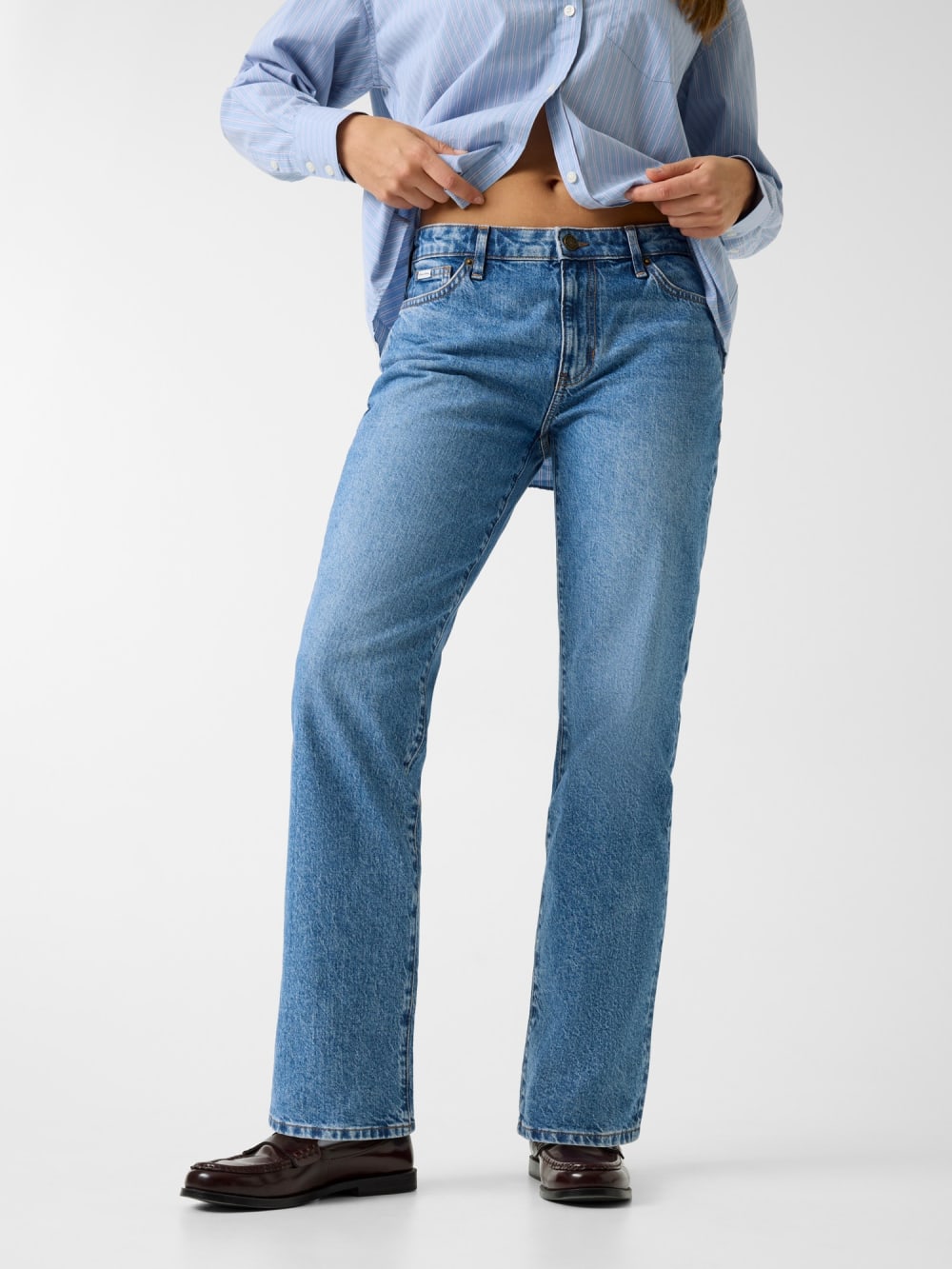 G08 Mid-rise straight jeans