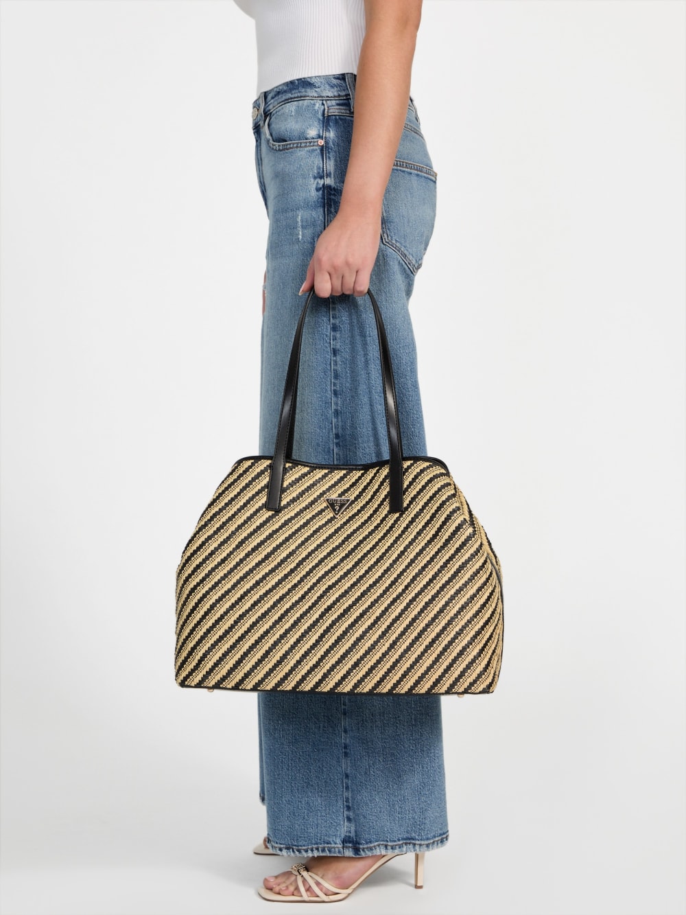 Vikky Woven Straw Tote Set - Image 2