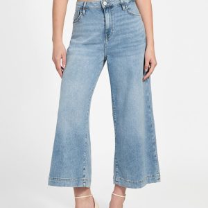 Eco Bellflower Cropped Wide Leg Jeans