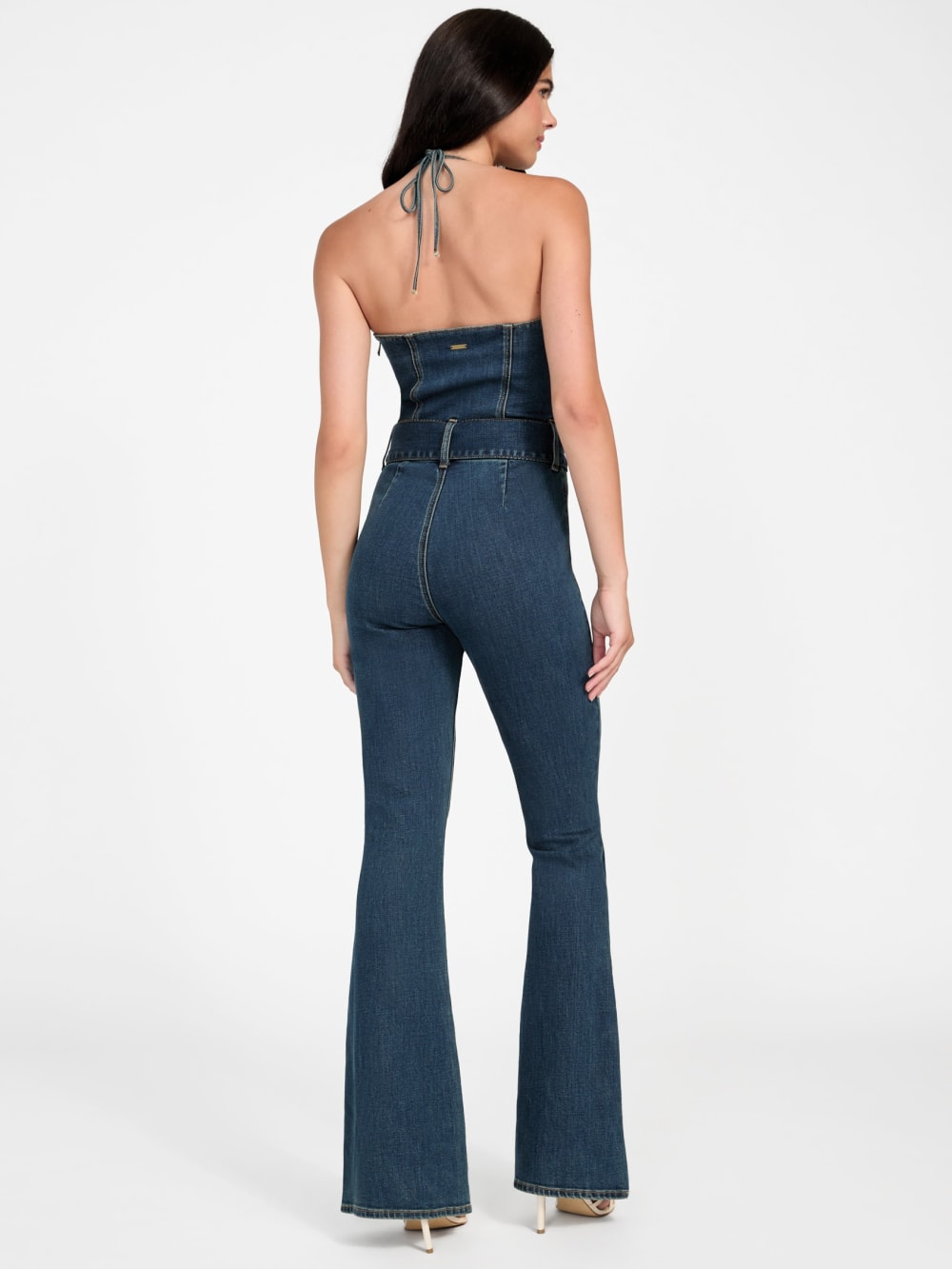 Eco Rebel Halter Denim Jumpsuit - Image 4