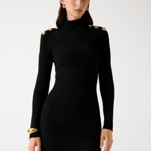Marciano rib-knit mini dress