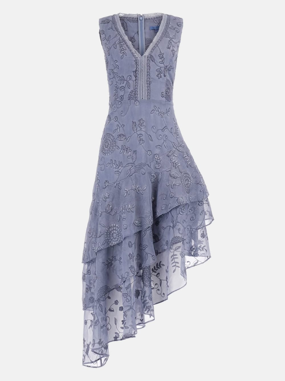 Loren Embossed Tiered Dress - Image 6