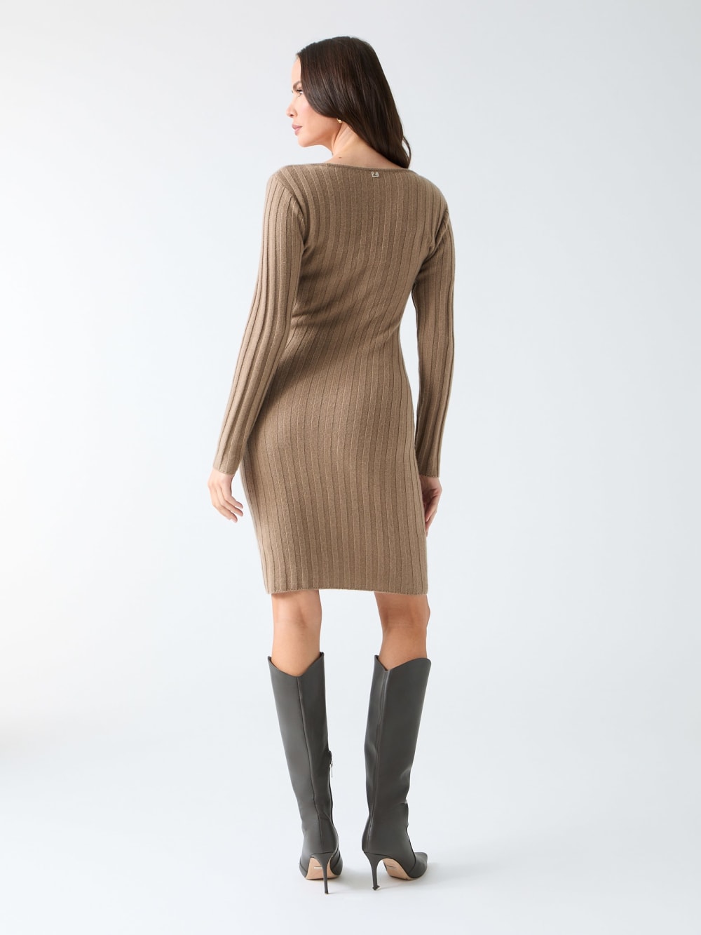 Michaela Cashmere Sweater Dress - Image 4