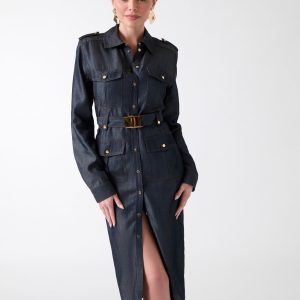 Eco Carla Safari Denim Dress