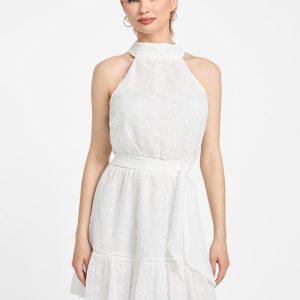 Danielle Halter Chiffon Dress