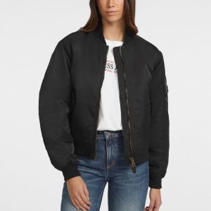 Nylon Bomber Jacket