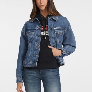 Oversized Denim Trucker Jacket