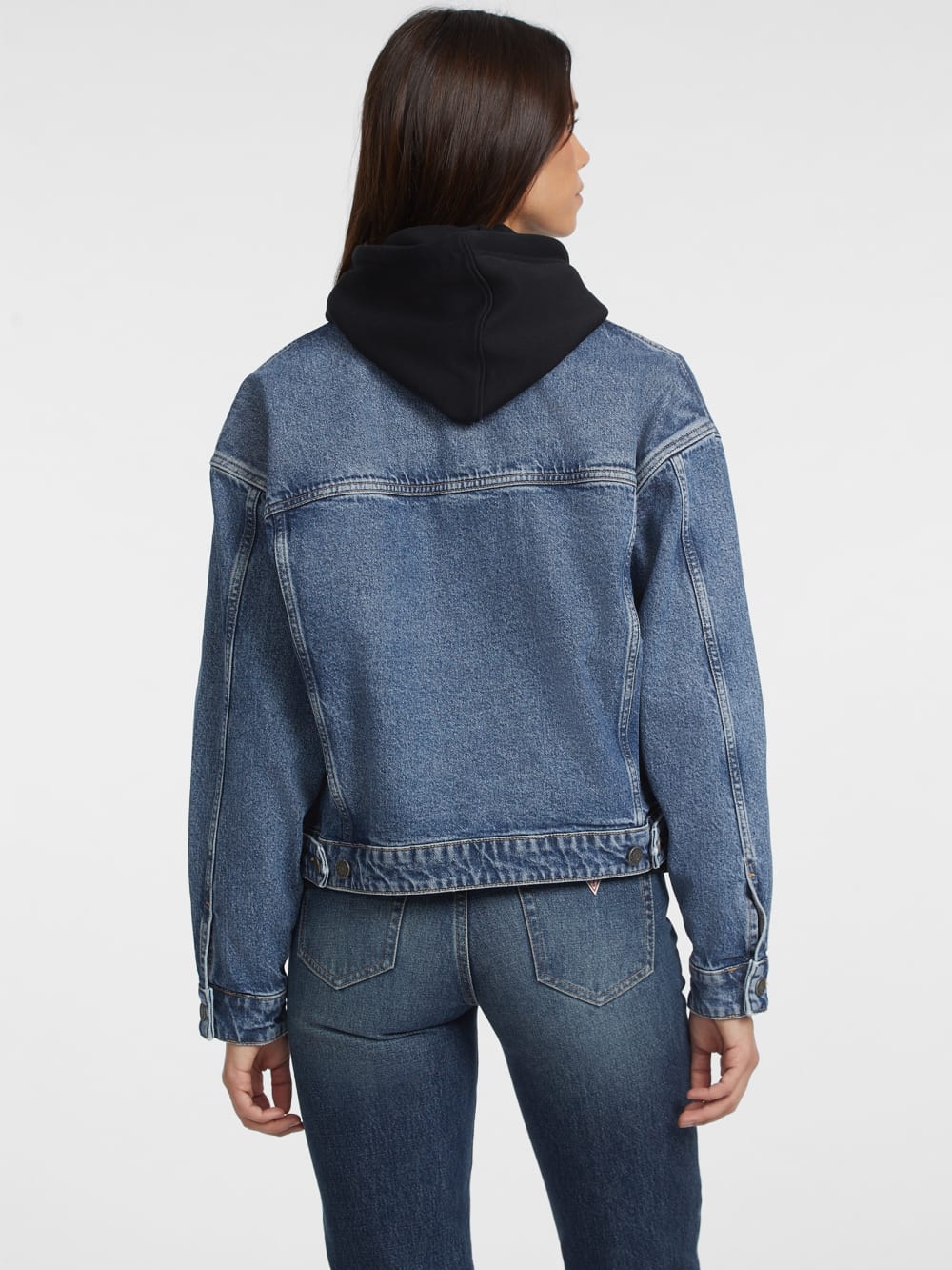 Oversized Denim Trucker Jacket - Image 5