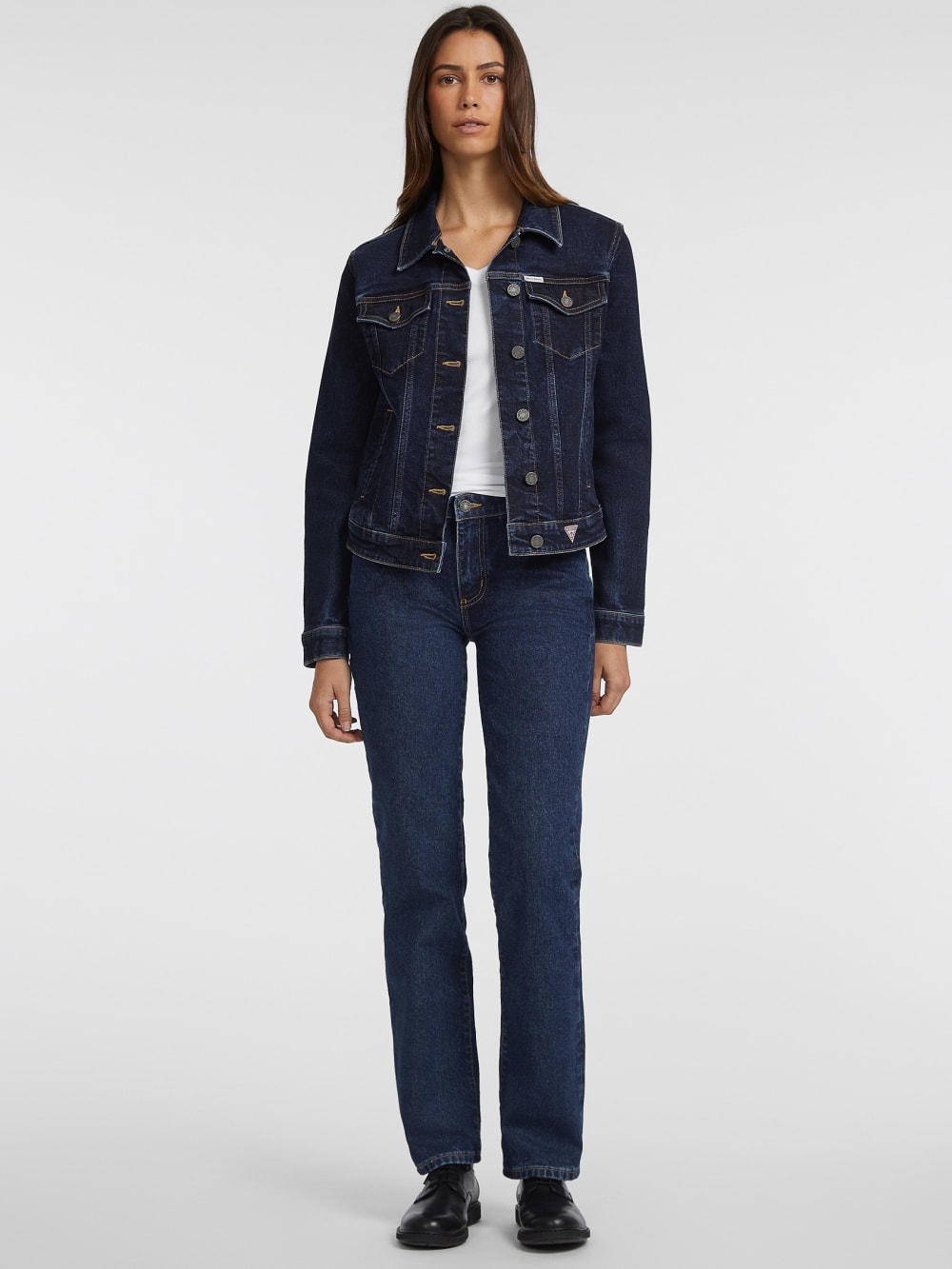 Slim Denim Trucker Jacket - Image 2