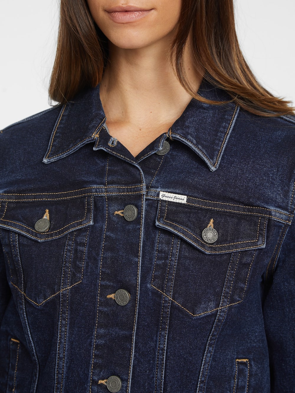 Slim Denim Trucker Jacket - Image 3