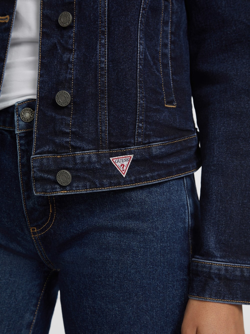 Slim Denim Trucker Jacket - Image 4