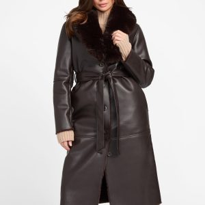 Zoey Faux-Leather Coat