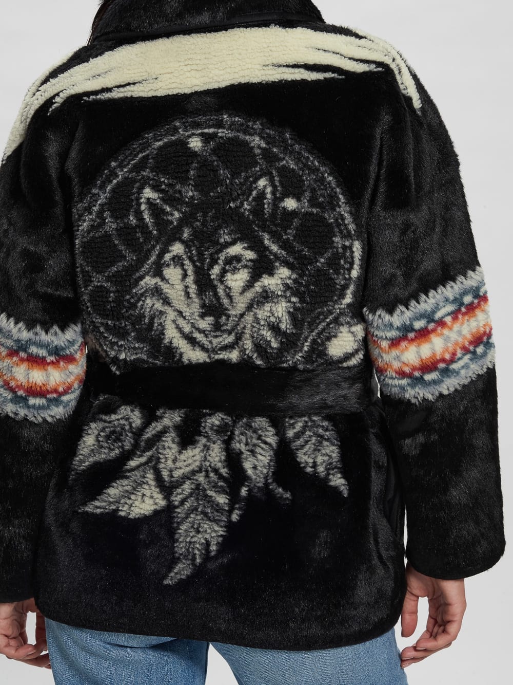 Carlotta Faux-Fur Wrap Jacket - Image 2