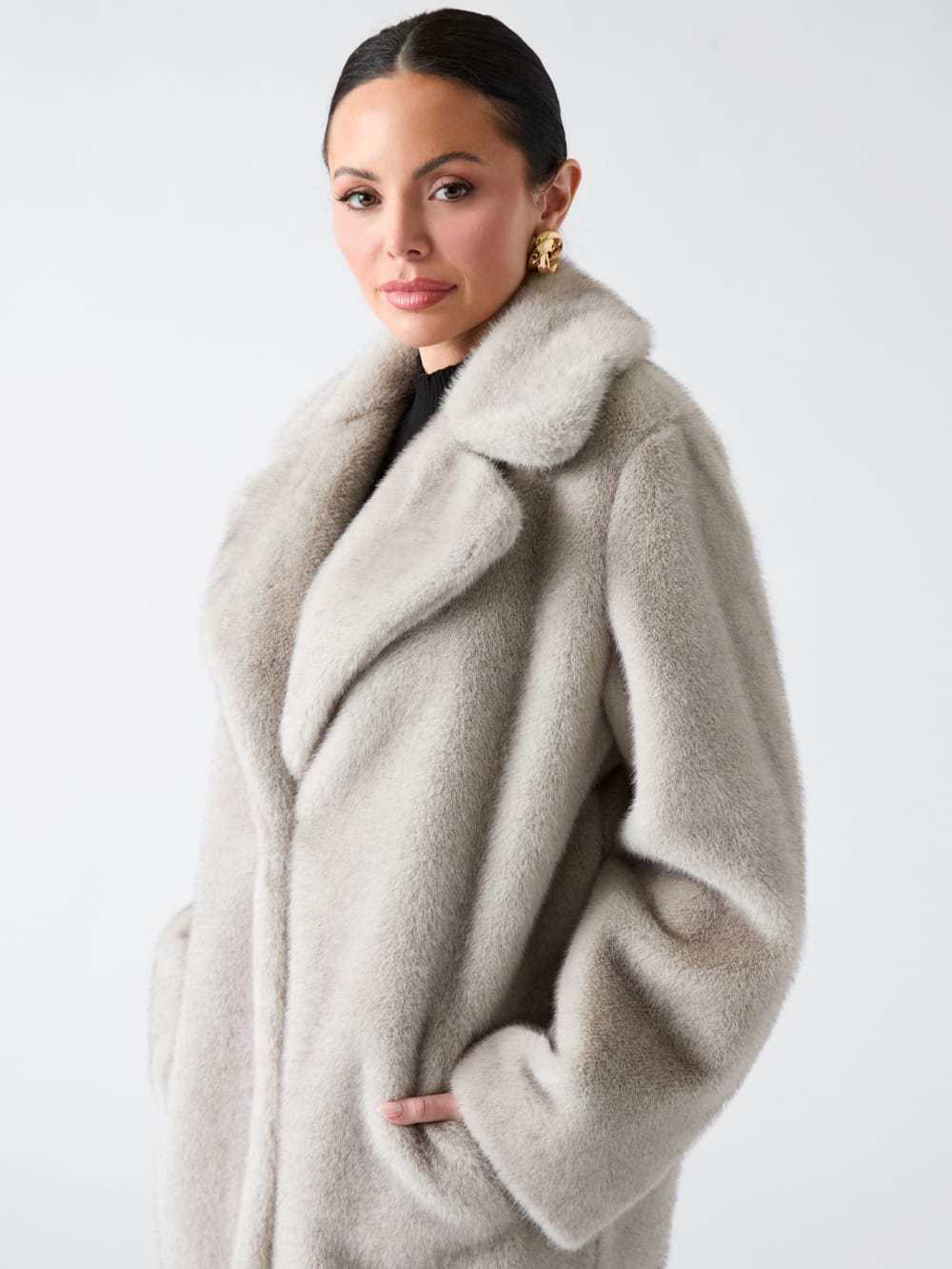 Bianca Faux-Fur Coat - Image 3