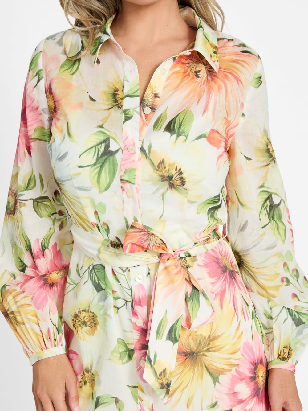 Faith Buttoned Dress - Image 4