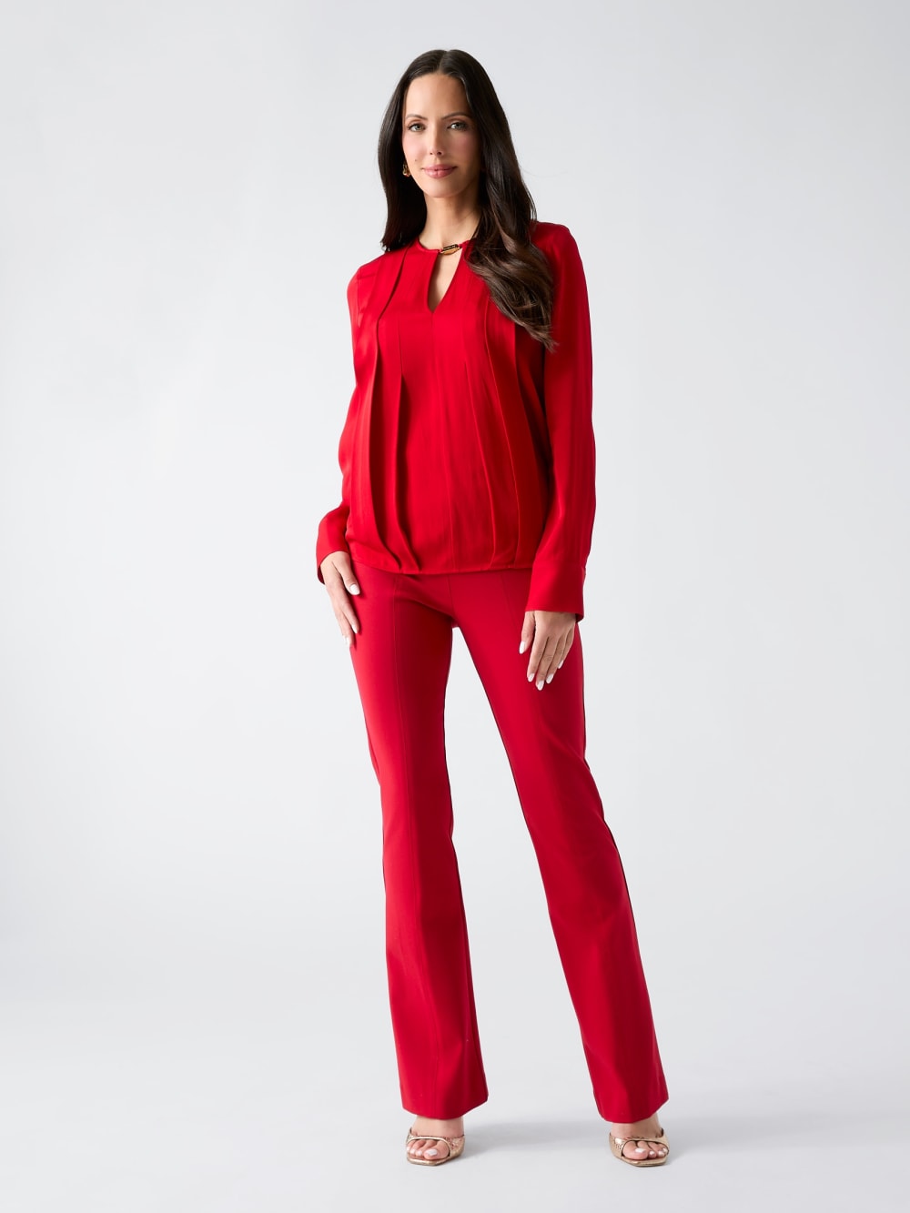 Anita Keyhole Blouse - Image 2