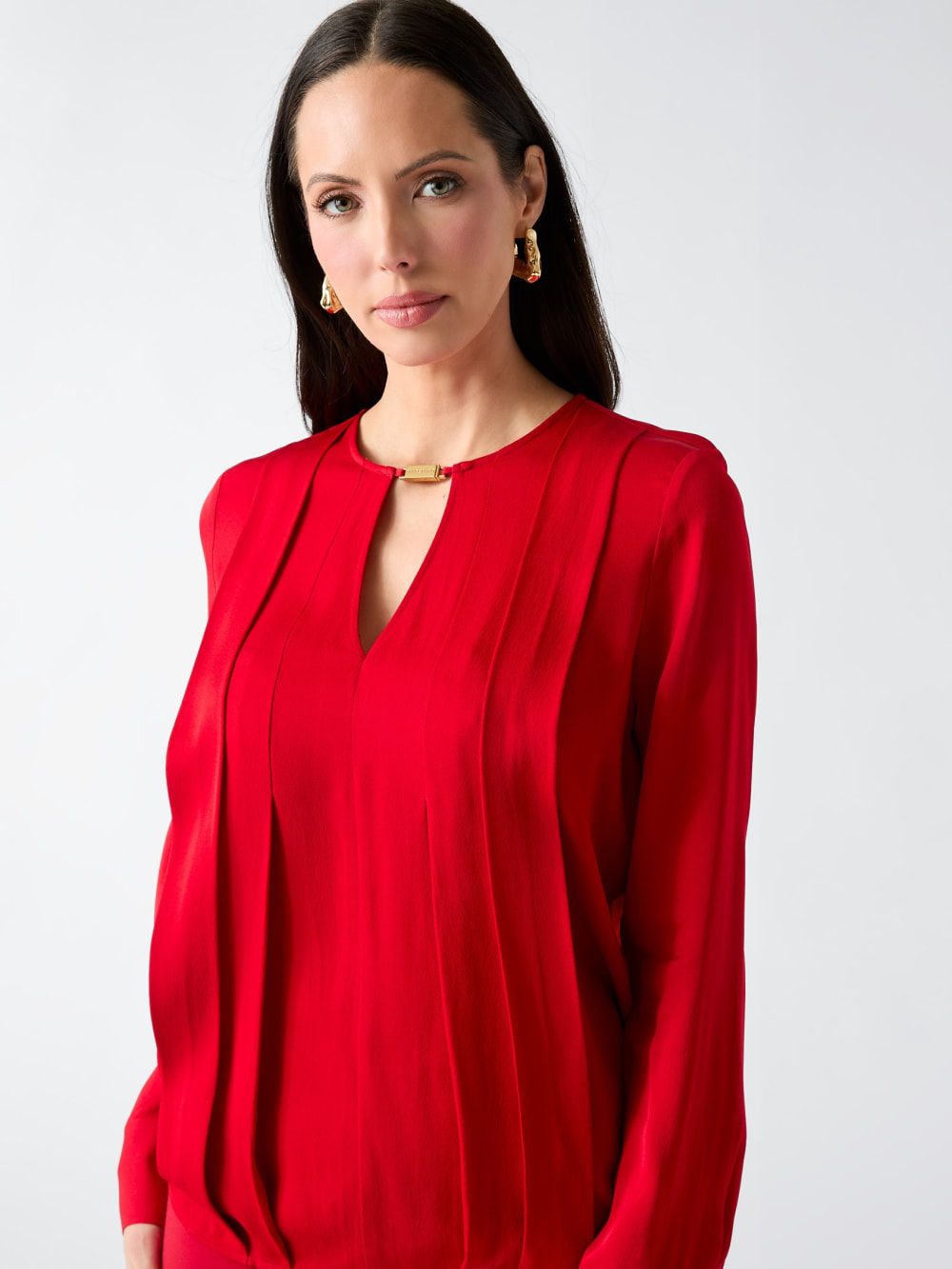 Anita Keyhole Blouse - Image 3
