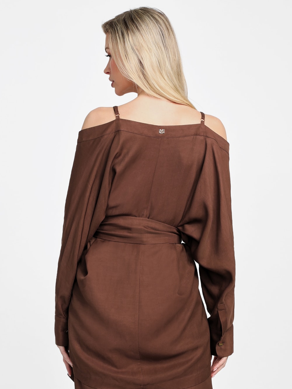 Eco Greta Linen-Blend Wrap Tunic - Image 4