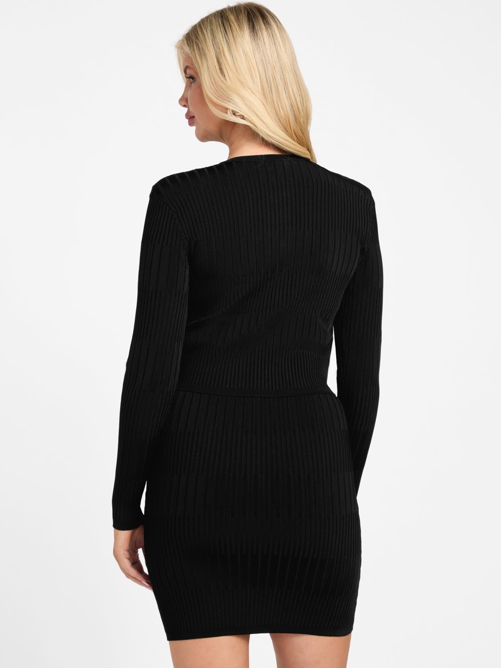 Janet Ribbed Sweater Cardigan - Image 4