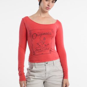 GUESS Originals Off-the-Shoulder Tee