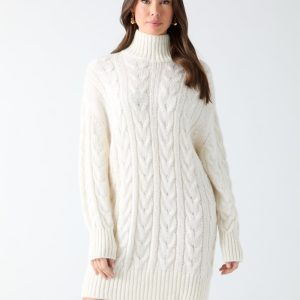 Aida Maxi Cable-Knit Sweater