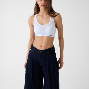 Logo band bra
