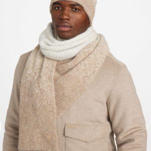 Trey Marled Striped Beanie