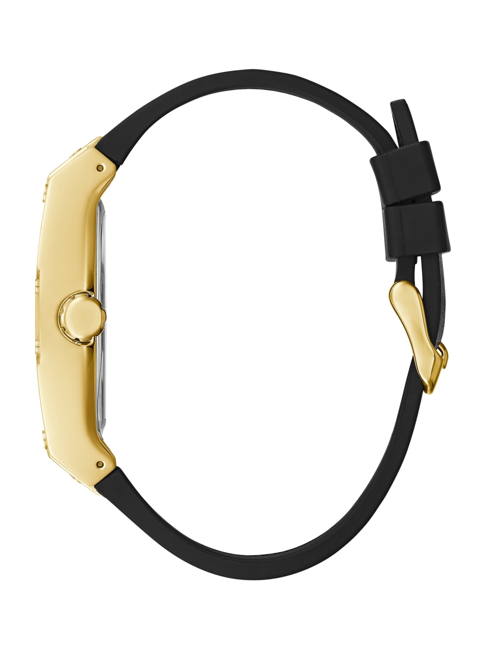 Black And Gold-Tone Square Multifunction Watch - Image 2